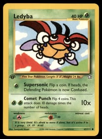 Ledyba Neo Genesis #063/111 1st. ED. Pokemon Card