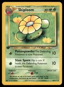 Skiploom Neo Genesis #049/111 1st. ED. Pokemon Card
