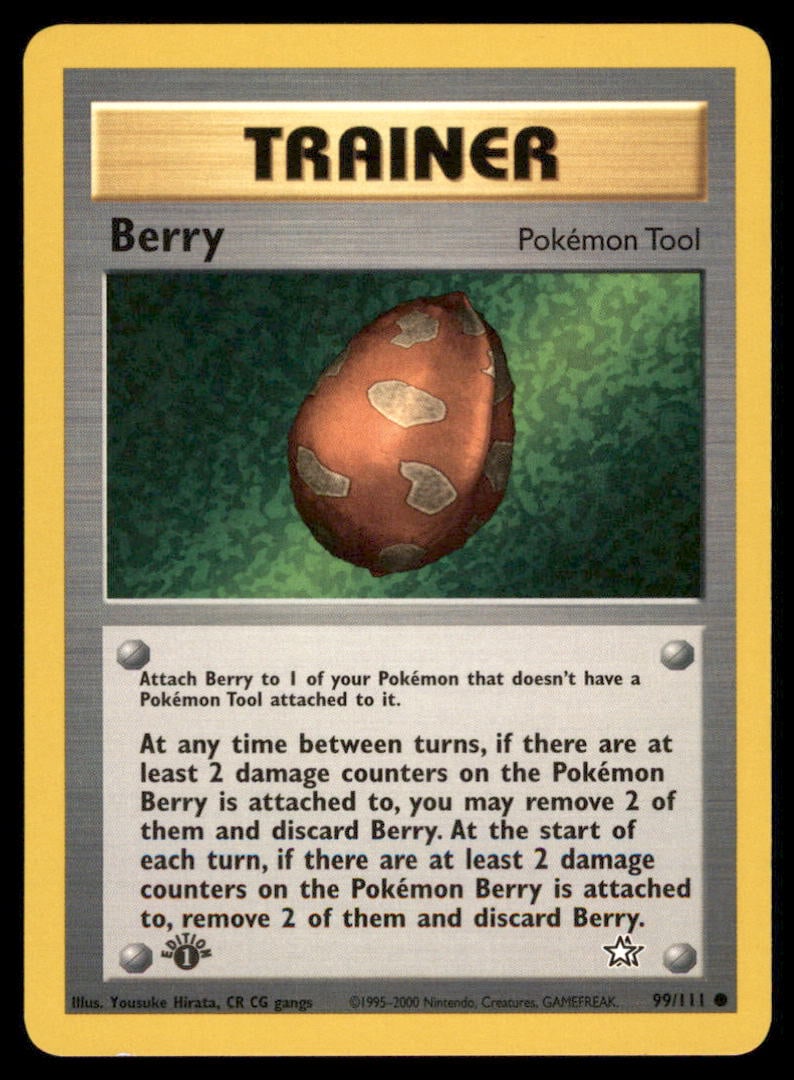 Berry Neo Genesis #099/111 1st. ED. Pokemon Card (1 of 2)