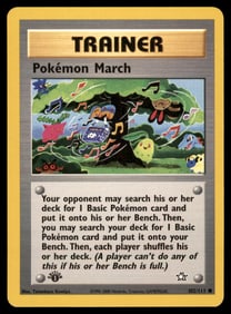 Pokemon March Neo Genesis #102/111 1st. ED. Pokemon Card