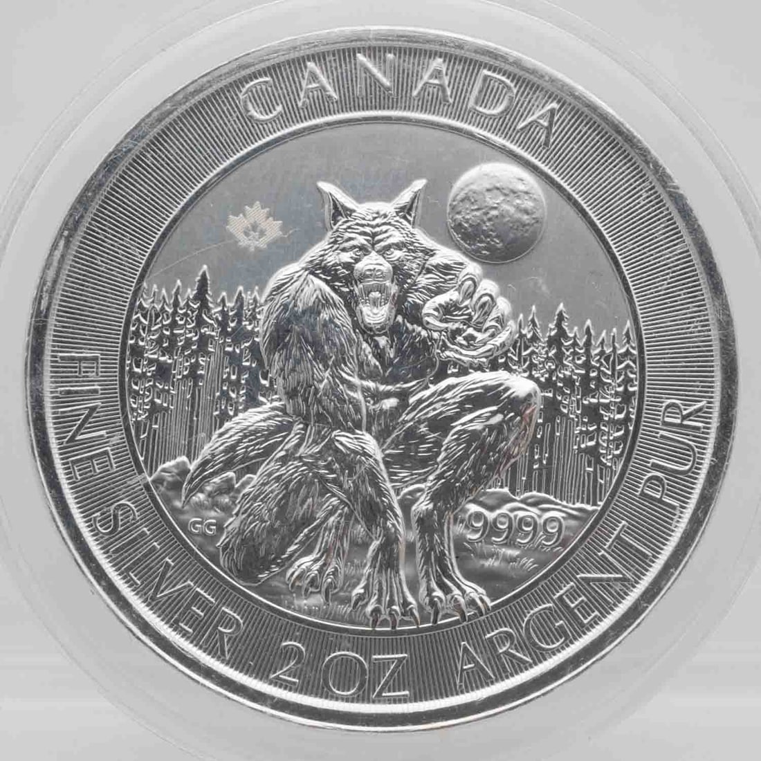2021 Canada Werewolf 2oz Silver Coin (1 of 2)