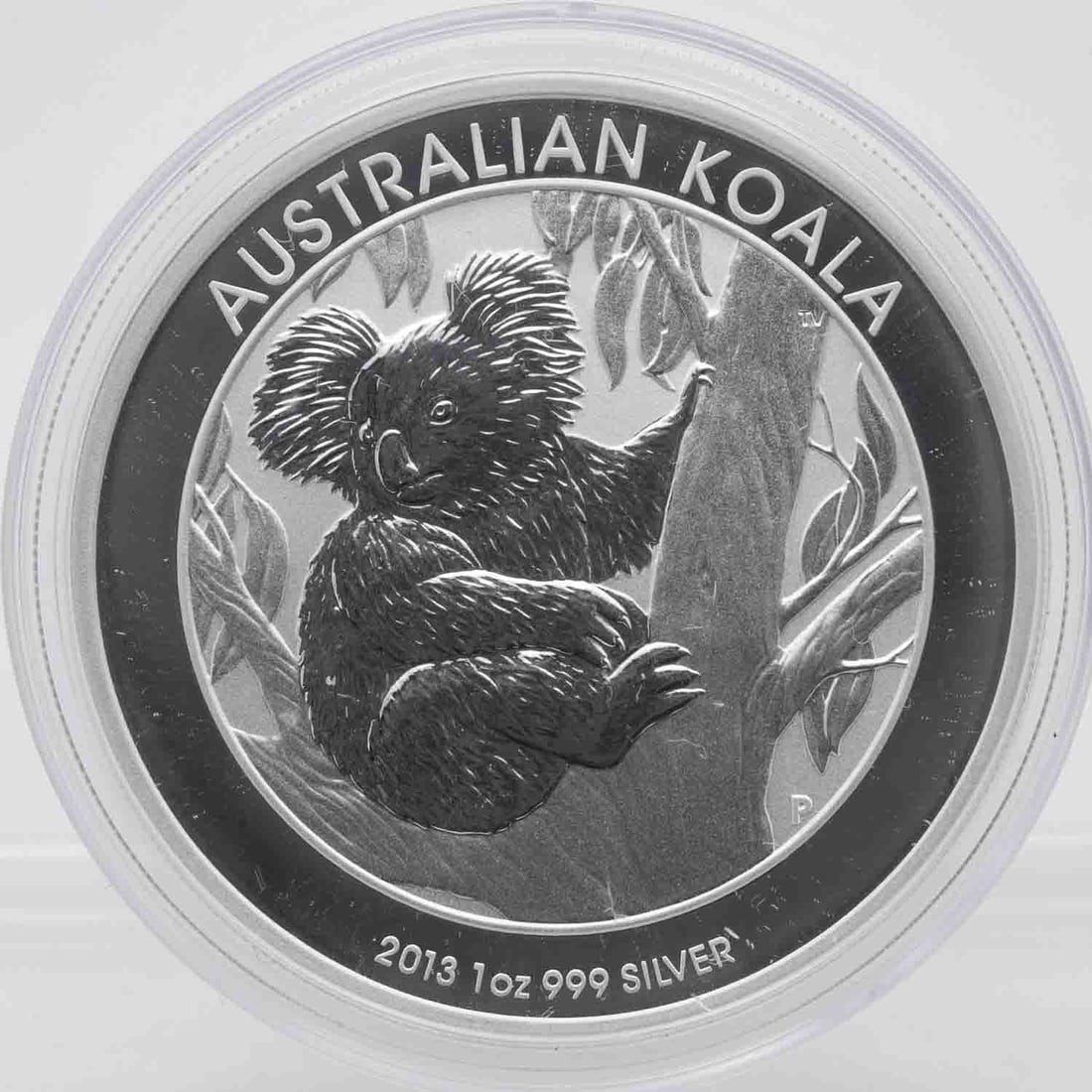 2013 Australia Perth Mint Koala 1oz Silver Coin: MLC01122 Subject: Australia Perth Mint Koala 1oz Silver Coin Medium: 999 Silver Year: 2013 Condition: MS PF, in original capsule Note: Any condition statement is given as an opinion and should not be 