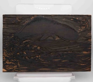Antique Japanese Ukiyo-e Woodblock