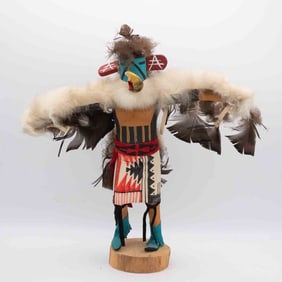 Hopi Eagle Kachina Doll Kwahu