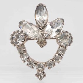 Vintage Bejeweled Brooch