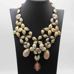 Vintage Hand Made Sea Shell Necklace