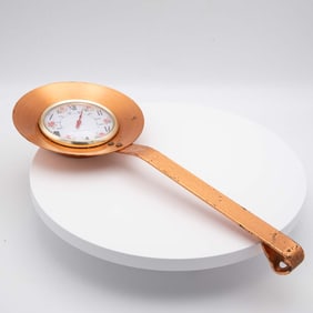 Vintage Copper Hanging Thermometer