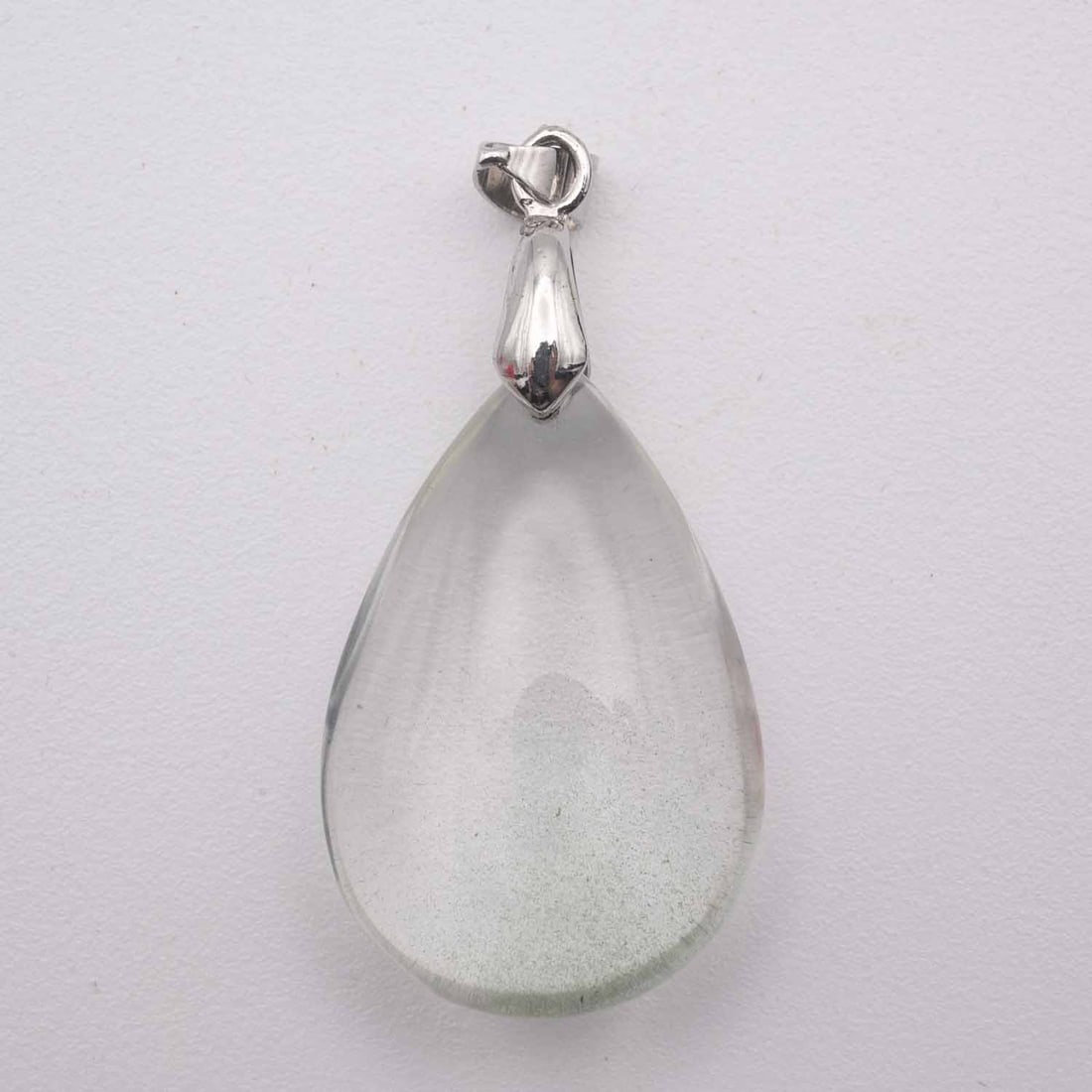 Natural Clear Quartz Tear Drop Pendant (1 of 5)