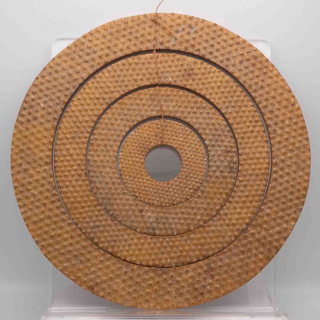 A Set Of 4 Chinese Jade Fortune Cloud Pattern Bi (1 of 9)