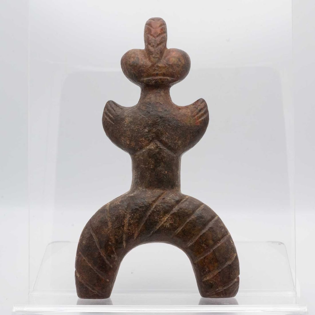 Antique Chinese Hongshan Culture Jade Large Ritualistic Fengshui Figure: Medium: Jade Size: 9x5x1.5 inches Age/Detail: Antique Chinese Hongshan Culture Condition: great overall, check photo for condition reference Provenance: Collection from Estate in Tribecca Please view 