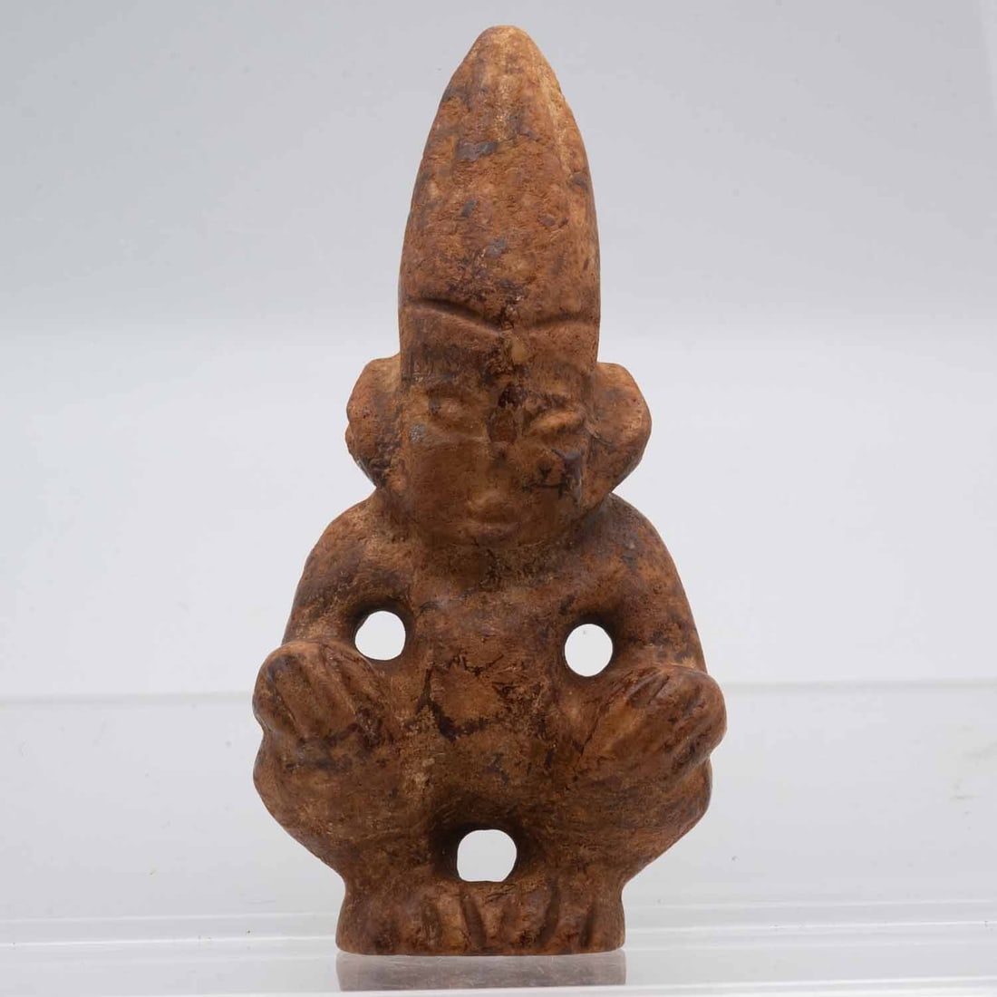 Antique Chinese Hongshan Culture Stone God Sculpture: Medium: Stone Size: 5.5x2.7x1.5 inches Age/Detail: Antique Chinese Hongshan Culture Condition: great overall, check photo for condition reference. Provenance: Collection from Estate in Tribecca Please