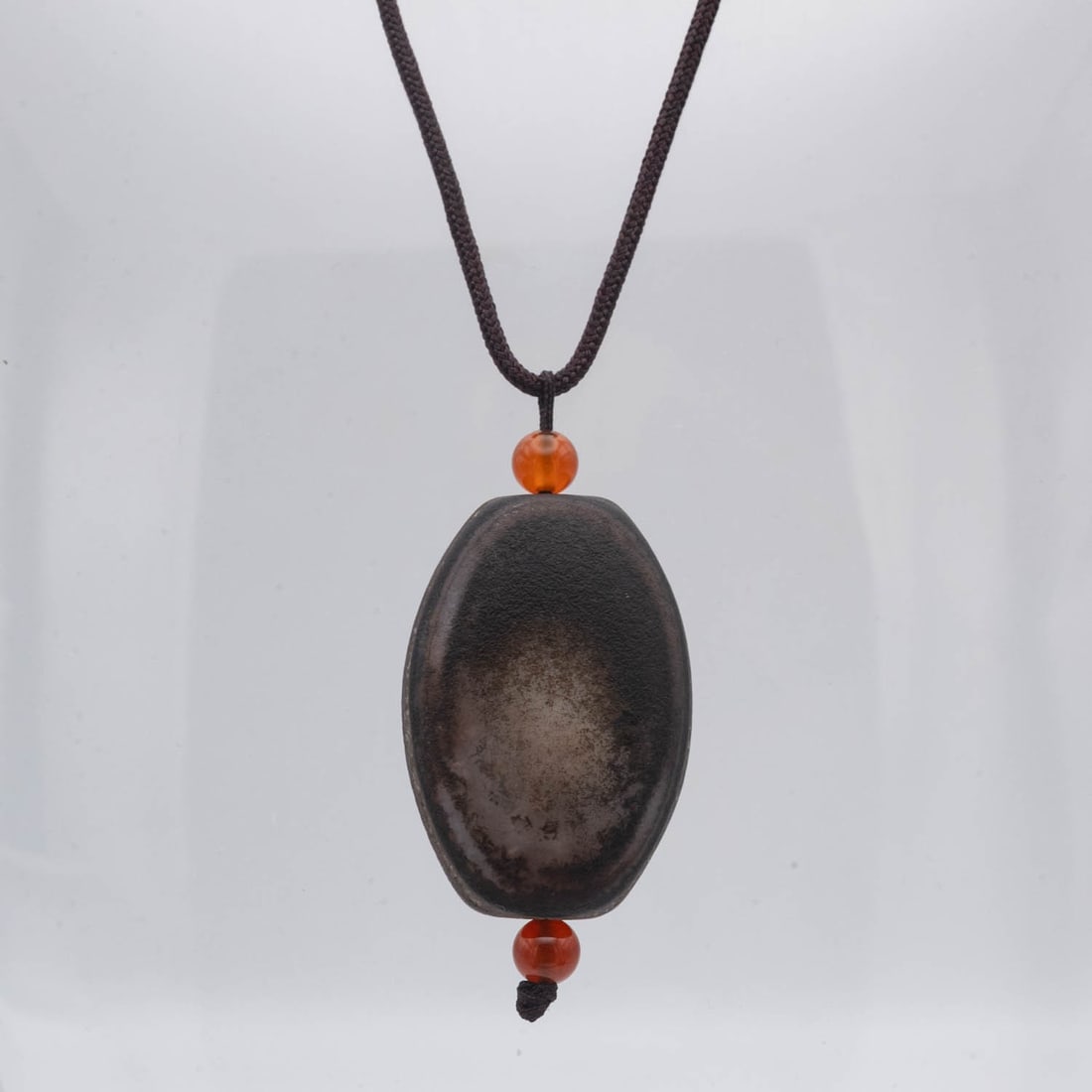 Old Tibetan Agate Pendant: Medium: Agate Size: 1.5x1x0.6 inches Age/Detail: Old Tibetan Condition: great overall, check photo for condition reference. Provenance: Collection from Estate in Tribecca Please view all the photos as