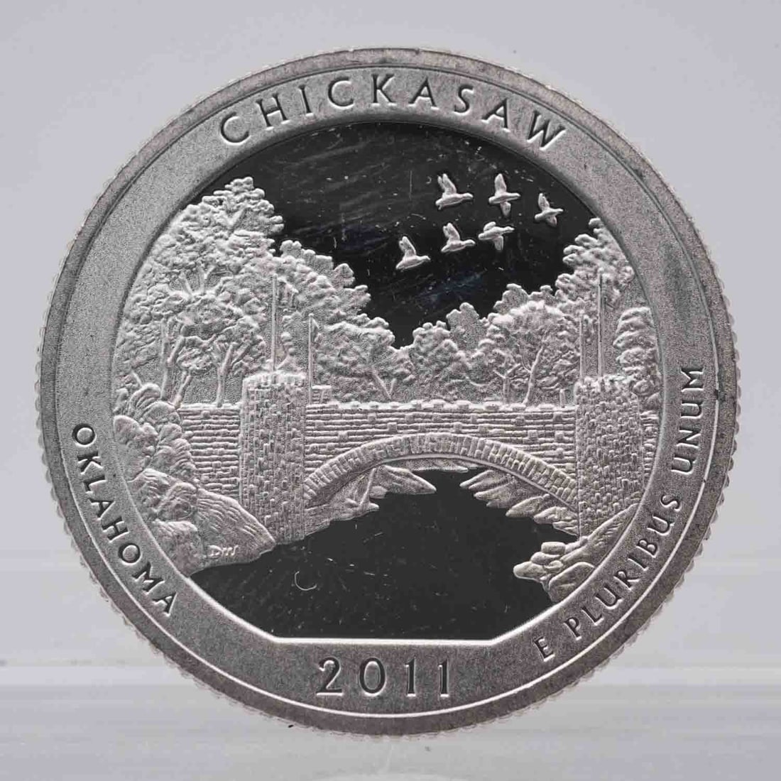 2011 American Proof Silver Quarter ATB Chickasaw: MLC01187 Shipping: Buyer-arranged shipping: estimated cost: starts at $14.5, Plus $1 dollar for every $100 in value. Signature confirmation is recommended for high value invoice at cost of $5.5. Pleas