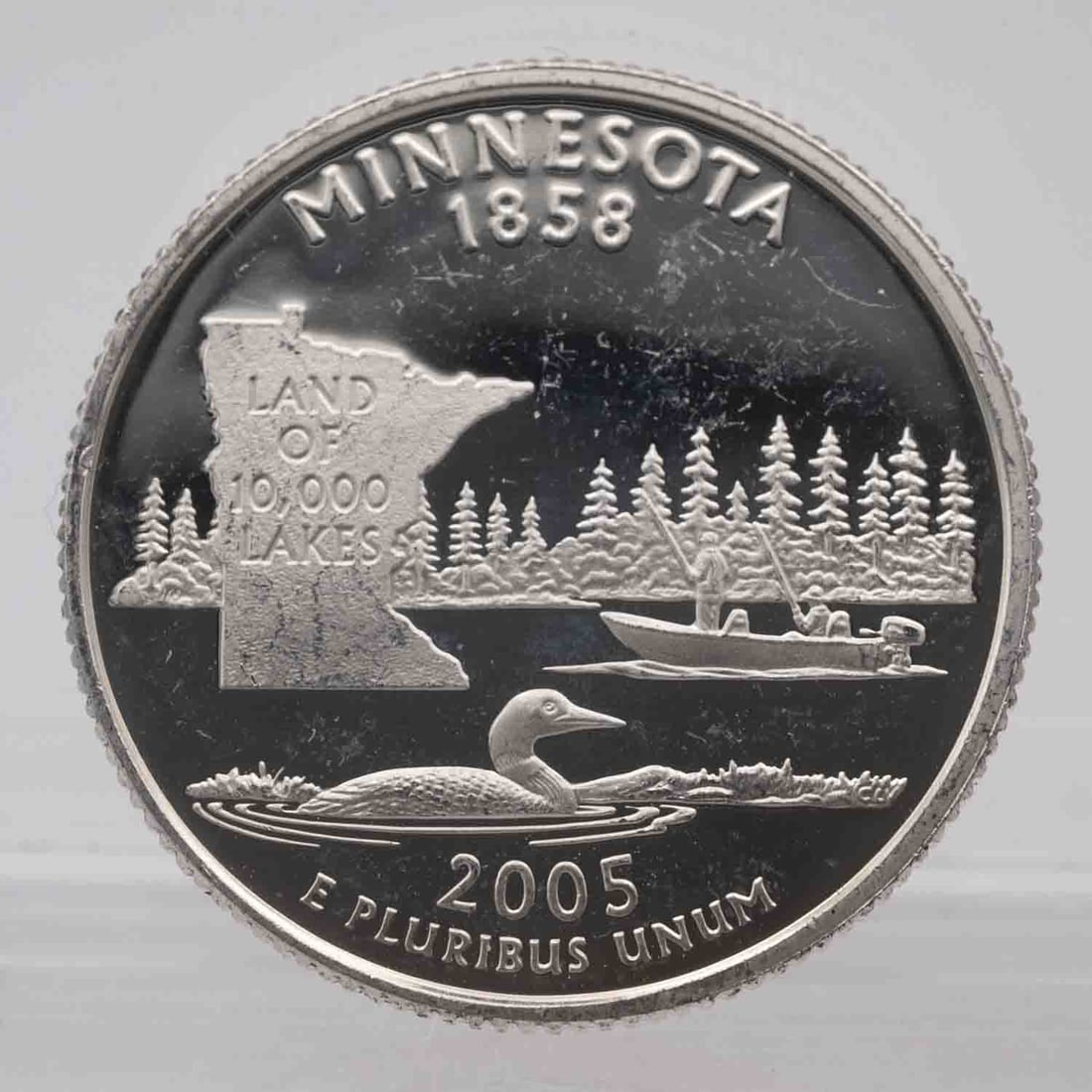 2005 American Proof Silver Quarter Minnesota (1 of 2)