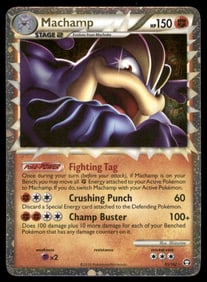 Machamp (Prime) Triumphant #95/102 Holo Pokemon Card