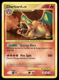 Charizard Stormfront #103/100 Holo Pokemon Card