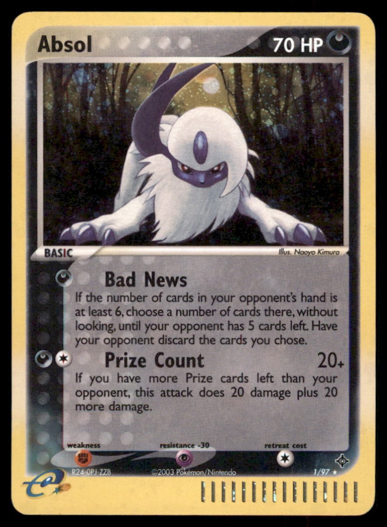 Absol Dragon #1/97 Holo Pokemon Card: We offer combined shipping on multiple items. Buyers may also arrange their own shipping. LiveShipping is a separate and independent option for shipping that is NOT a part of the auction house or thei