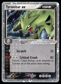 Tyranitar ex (Holo) POP Series 1 #017/017 Holo Pokemon Card