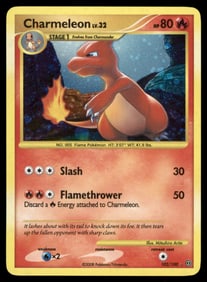 Charmeleon Stormfront #102/100 Holo Pokemon Card
