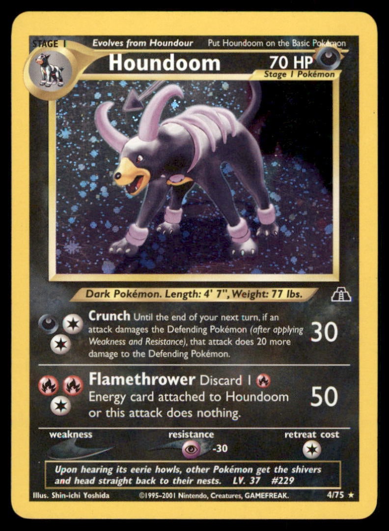 Houndoom (4) Neo Discovery #04/75 Holo Pokemon Card: We offer combined shipping on multiple items. Buyers may also arrange their own shipping. LiveShipping is a separate and independent option for shipping that is NOT a part of the auction house or thei