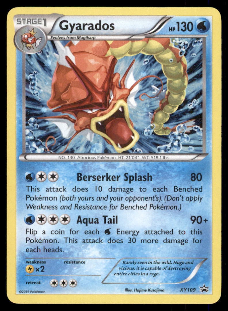 Gyarados XY Promos #XY109 Holo Pokemon Card: We offer combined shipping on multiple items. Buyers may also arrange their own shipping. LiveShipping is a separate and independent option for shipping that is NOT a part of the auction house or thei
