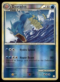 Gyarados HeartGold SoulSilver #4/123 Holo Pokemon Card