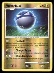 Voltorb (Shiny) Stormfront #SH3 Holo Pokemon Card