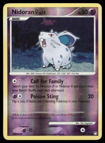 Nidoran F Mysterious Treasures #91/123 Holo Pokemon Card