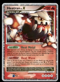 Heatran LV.X Diamond and Pearl Promos #DP31 Holo Pokemon Card