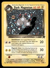 Dark Magneton (11) Team Rocket #11/82 Holo Pokemon Card