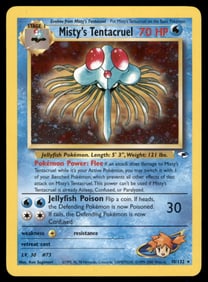 Misty's Tentacruel Gym Heroes #010/132 Holo Pokemon Card