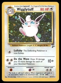 Wigglytuff Base Set 2 #019/130 Holo Pokemon Card