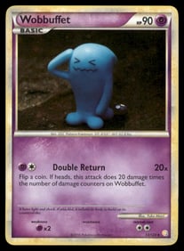 Wobbuffet HeartGold SoulSilver #13/123 Holo Pokemon Card