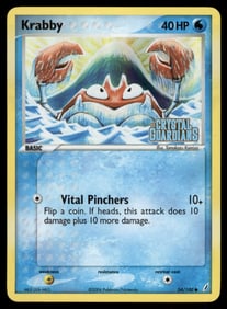 Krabby Stamped Crystal Guardians #54/100 Holo Pokemon Card