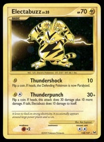 Electabuzz Platinum #128/127 Holo Pokemon Card