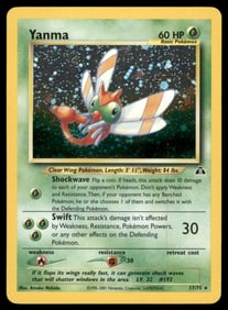 Yanma (17) Neo Discovery #17/75 Holo Pokemon Card