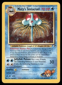 Misty's Tentacruel Gym Heroes #010/132 Holo Pokemon Card