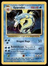 Gyarados Base Set #006/102 Holo Pokemon Card
