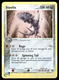 Steelix Sandstorm #23/100 Holo Pokemon Card