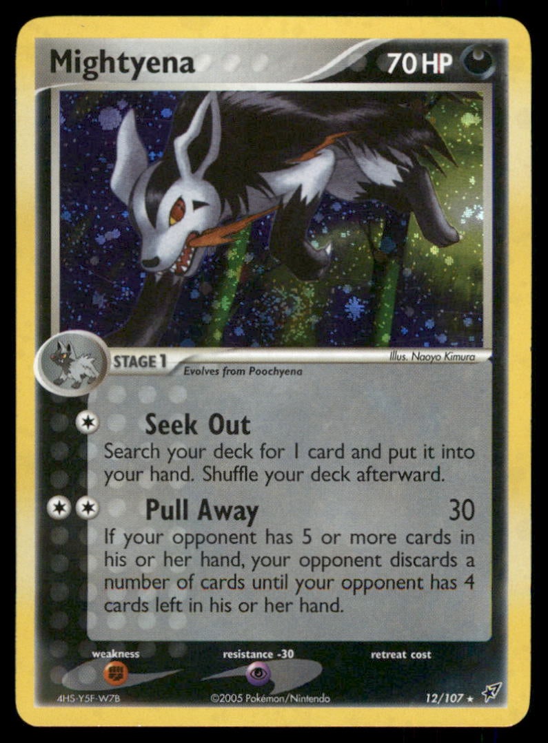 Mightyena Deoxys #12/107 Holo Pokemon Card: We offer combined shipping on multiple items. Buyers may also arrange their own shipping. LiveShipping is a separate and independent option for shipping that is NOT a part of the auction house or thei