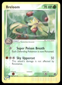 Breloom Sandstorm #33/100 Holo Pokemon Card