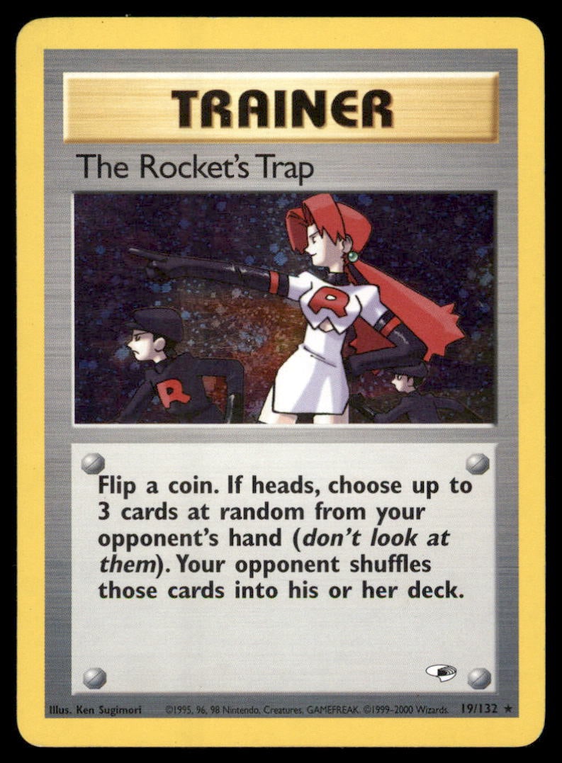 The Rocket's Trap Gym Heroes #019/132 Holo Pokemon Card: We offer combined shipping on multiple items. Buyers may also arrange their own shipping. LiveShipping is a separate and independent option for shipping that is NOT a part of the auction house or thei