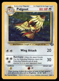 Pidgeot (8) Jungle #08/64 Holo Pokemon Card