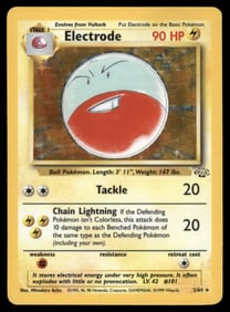 Electrode (2) Jungle #02/64 Holo Pokemon Card