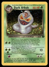 Dark Arbok (2) Team Rocket #02/82 Holo Pokemon Card