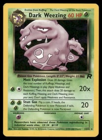 Dark Weezing (14) Team Rocket #14/82 Holo Pokemon Card