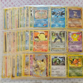 LOT OF 144 ALL VINTAGE POKEMON CARDS
