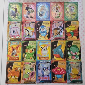 LOT OF 20 BABY EIF CHINESE POKEMON CARDS