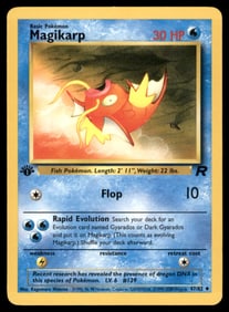 Magikarp 1st Ed. Rocket Pokemon Card