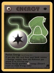 Potion Energy 1st Ed. Rocket Pokemon Card